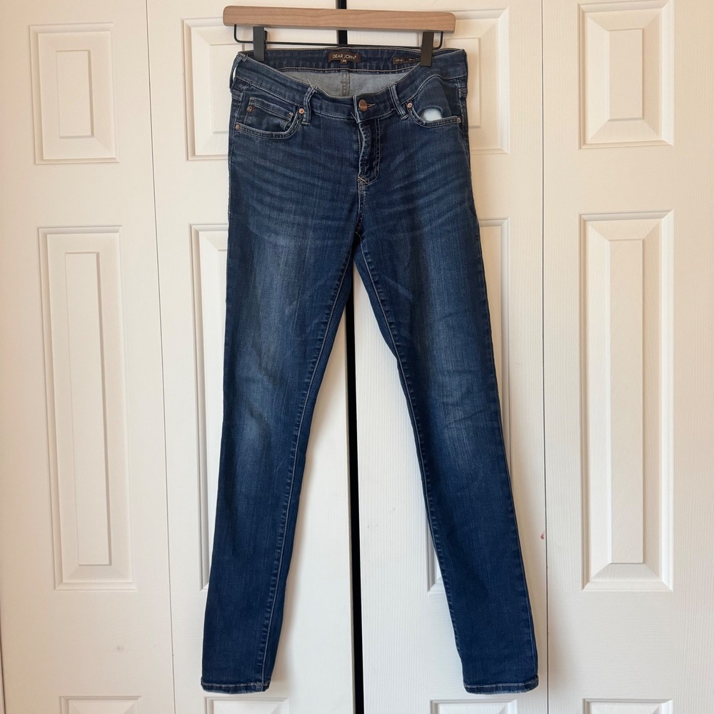 Dear John Joyrich Comfort Skinny Jeans Dark Wash‎ Denim Womens Size 26